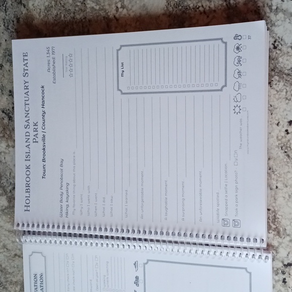 Maine State Parks Adventure Book - Picture 2 of 3